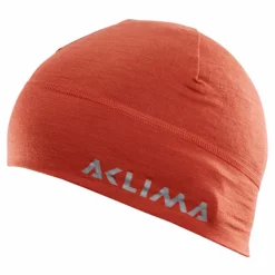 Aclima Lightwool Beanie (Red Ochre)
