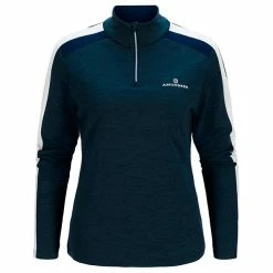 Amundsen Sports 5mila Half Zip Womens (Faded Navy)