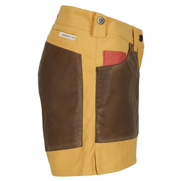 Amundsen Sports 5incher Field Shorts Women (Yellow Haze/Tan) 2 Amundsen Sports 5incher Field Shorts Women (Yellow Haze/Tan) - Bilde 2