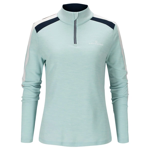 Amundsen Sports 5mila Half Zip Womens (Ocean Spray) 1 Amundsen Sports 5mila Half Zip Womens (Ocean Spray)
