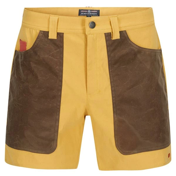 Amundsen Sports 7incher Field Shorts Men (Yellow Haze/Tan) 1 Amundsen Sports 7incher Field Shorts Men (Yellow Haze/Tan)