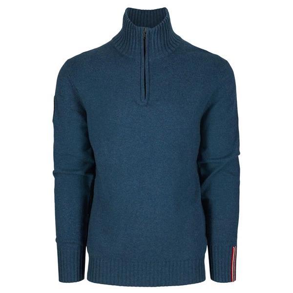 Amundsen Sports Deck Half Zip Mens (Faded Navy) 1 Amundsen Sports Deck Half Zip Mens (Faded Navy)