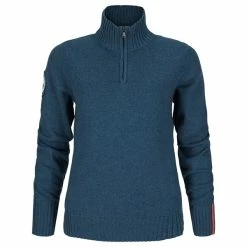 Amundsen Sports Deck Half Zip Womens (Faded Navy)