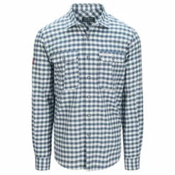 Amundsen Sports Amundsen Flannel Shirt Mens (Chequered Blue)