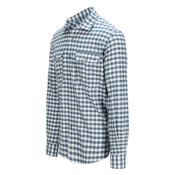 Amundsen Sports Amundsen Flannel Shirt Mens (Chequered Blue) 3 Amundsen Sports Amundsen Flannel Shirt Mens (Chequered Blue) - Bilde 3