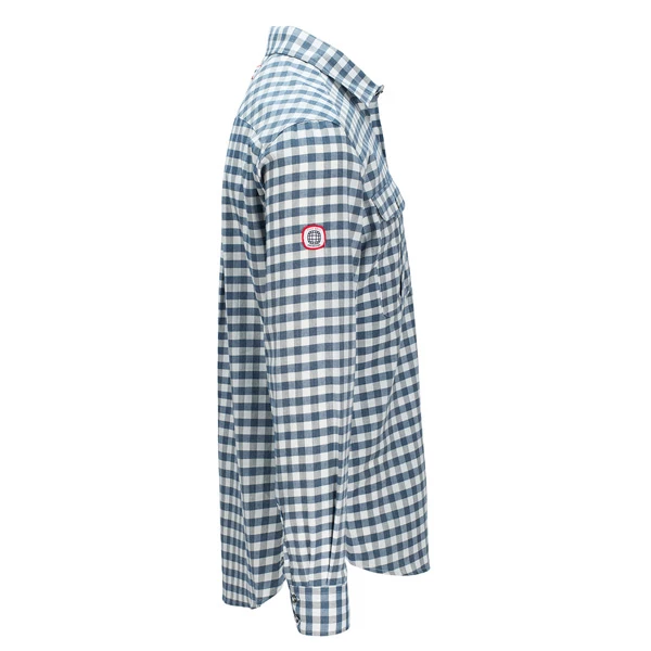 Amundsen Sports Amundsen Flannel Shirt Mens (Chequered Blue) 4 Amundsen Sports Amundsen Flannel Shirt Mens (Chequered Blue) - Bilde 4