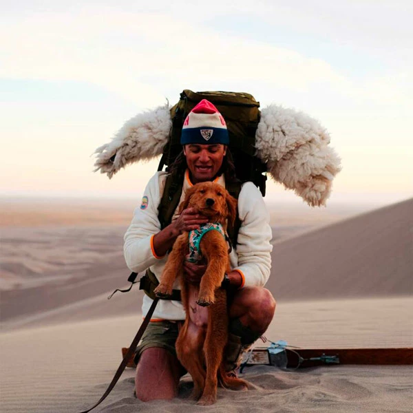 Amundsen Sports Roamer Fleece Men (Tangerine/White) 5 Amundsen Sports Roamer Fleece Men (Tangerine/White) - Bilde 5