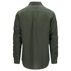 Amundsen Sports Safari Linen Shirt G. Dyed Mens (Olive) 5 Amundsen Sports Safari Linen Shirt G. Dyed Mens (Olive) -vinter klær Salg Amundsen Sports Safari Linen Shirt G. Dyed Mens Olive 4