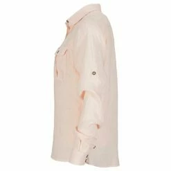 Amundsen Sports Safari Linen Shirt G. Dyed Womens (Blush Pink) 8 Amundsen Sports Safari Linen Shirt G. Dyed Womens (Blush Pink) -vinter klær Salg Amundsen Sports Safari Linen Shirt G. Dyed Womens Blush Pink3