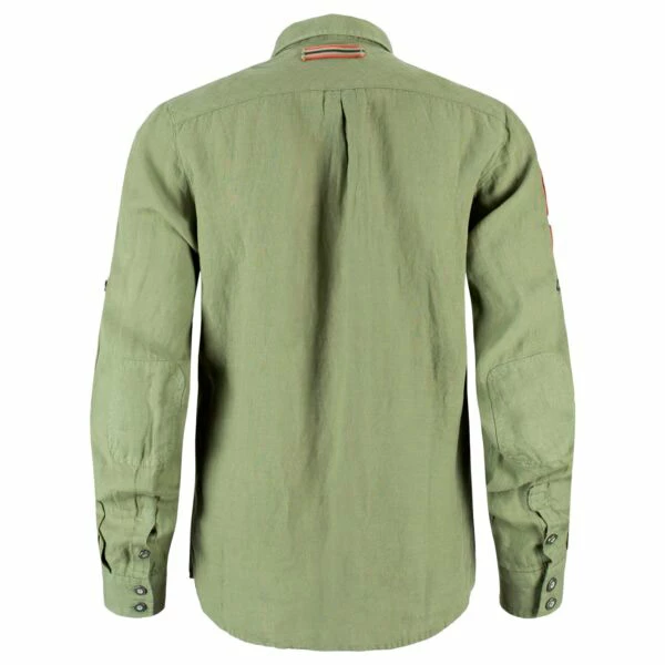 Amundsen Sports Safari Linen Shirt G. Dyed Womens (Leaf Green) 3 Amundsen Sports Safari Linen Shirt G. Dyed Womens (Leaf Green) - Bilde 3