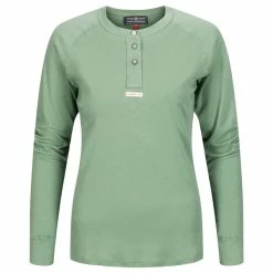 Amundsen Sports Vagabond Henley Womens (Leaf Green)