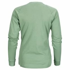 Amundsen Sports Vagabond Henley Womens (Leaf Green) -vinter klær Salg Amundsen Sports Vagabond Henley Womens Leaf Green 4