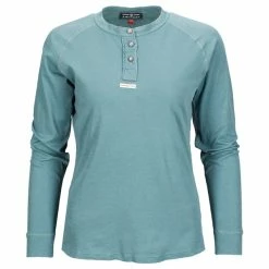 Amundsen Sports Vagabond Henley Womens (Stormy Blue)