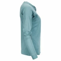 Amundsen Sports Vagabond Henley Womens (Stormy Blue) -vinter klær Salg Amundsen Sports Vagabond Henley Womens Stormy Blue 3