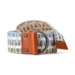 Amundsen Sports Woven Belt (Natural/Azure Blue)