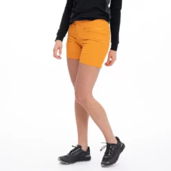 Bergans Cecilie Flex Shorts (Cloudberry Yellow) -vinter klær Salg Bergans Cecilie Flex Shorts Cloudberry Yellow4