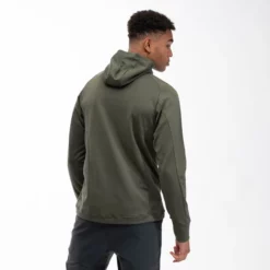 Bergans Ulstein Wool Hood Jacket (Dark Green Mud) 7 Bergans Ulstein Wool Hood Jacket (Dark Green Mud) -vinter klær Salg Bergans Ulstein Wool Hood Jacket Dark Green Mud8
