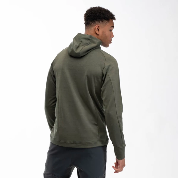 Bergans Ulstein Wool Hood Jacket (Dark Green Mud) 4 Bergans Ulstein Wool Hood Jacket (Dark Green Mud) - Bilde 4