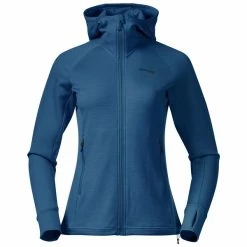 Bergans Ulstein Wool Hood W Jacket (North Sea Blue)