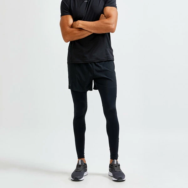 Craft Adv Essence Zip Tights M (Black) 2 Craft Adv Essence Zip Tights M (Black) - Bilde 2