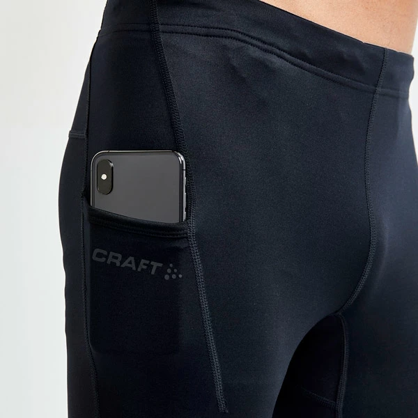 Craft Adv Essence Zip Tights M (Black) 4 Craft Adv Essence Zip Tights M (Black) - Bilde 4