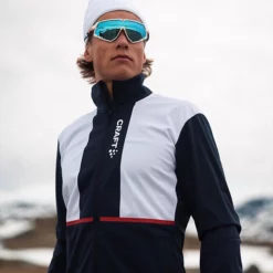 Craft Nor Pro Nordic Race Jacket M (Blaze-White) 8 Craft Nor Pro Nordic Race Jacket M (Blaze-White) -vinter klær Salg Craft Nor Pro Nordic Race Jacket M Blaze White 2 1