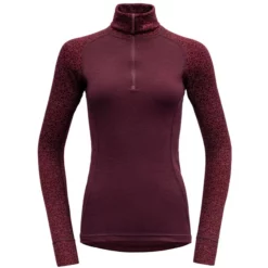 Devold Duo Active Woman Zip Neck (Port)