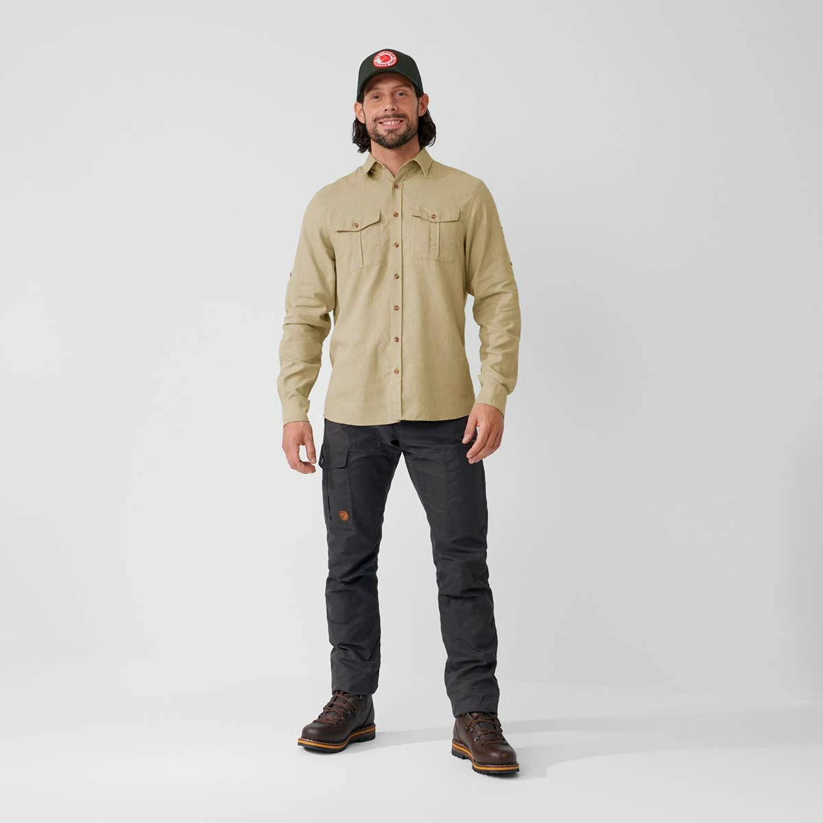 FJÄLLRÄVEN Fjällräven Övik Travel Shirt LS Men 3 FJÄLLRÄVEN Fjällräven Övik Travel Shirt LS Men - Bilde 3