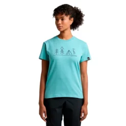 Haglöfs Camp Tee Women (Frost Blue) -vinter klær Salg Haglofs Camp Tee Women Frost Blue 3