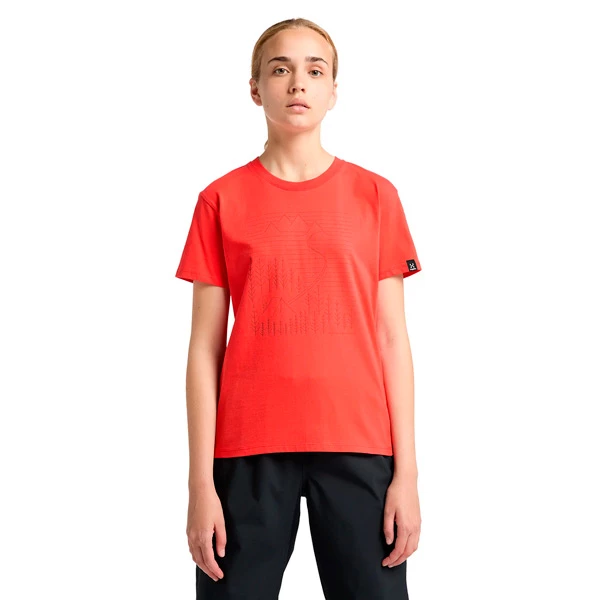 Haglöfs Camp Tee Women (Poppy Red) 3 Haglöfs Camp Tee Women (Poppy Red) - Bilde 3