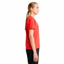 Haglöfs Camp Tee Women (Poppy Red) 8 Haglöfs Camp Tee Women (Poppy Red) -vinter klær Salg Haglofs Camp Tee Women Poppy Red 4