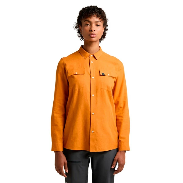 Haglöfs Curious Hemp Shirt Women (Desert Yellow) 2 Haglöfs Curious Hemp Shirt Women (Desert Yellow) - Bilde 2