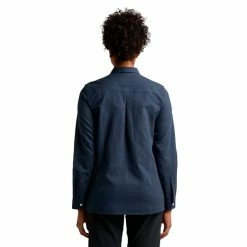 Haglöfs Curious Hemp Shirt Women (Tarn Blue) -vinter klær Salg Haglofs Curious Hemp Shirt Women Tarn Blue 2