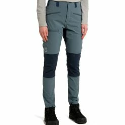 Haglöfs Mid Slim Pant Women (Steel Blue/Tarn Blue) -vinter klær Salg Haglofs Mid Slim Pant Women Steel Blue Tarn Blue