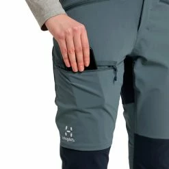 Haglöfs Mid Slim Pant Women (Steel Blue/Tarn Blue) -vinter klær Salg Haglofs Mid Slim Pant Women Steel Blue Tarn Blue7