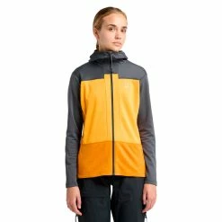 Haglöfs ROC Flash Mid Hood Women (Magnetite/Sunny Yellow) 8 Haglöfs ROC Flash Mid Hood Women (Magnetite/Sunny Yellow) -vinter klær Salg Haglofs ROC Flash Mid Hood Women MagnetiteSunny Yellow 3