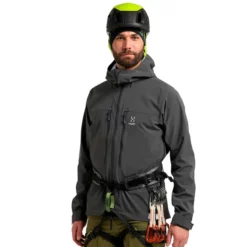 Haglöfs Roc Sight Softshell Jacket Men (Magnetite) 7 Haglöfs Roc Sight Softshell Jacket Men (Magnetite) -vinter klær Salg Haglofs Roc Sight Softshell Jacket Men Magnetite 3