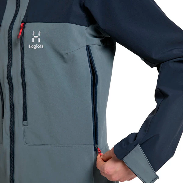 Haglöfs Roc Sight Softshell Jacket Women (Steel Blue/Tarn Blue) 3 Haglöfs Roc Sight Softshell Jacket Women (Steel Blue/Tarn Blue) - Bilde 3