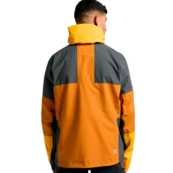 Haglöfs Spitz GTX PRO Jacket Men (Golden Brown/Magnetite) -vinter klær Salg Haglofs Spitz GTX PRO Jacket Men Golden brownMagnetite1