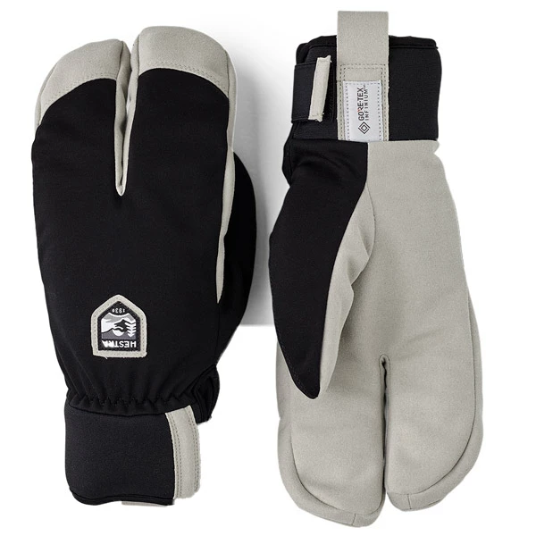 Hestra W.S. Wool Terry Split Mitt (Svart) 1 Hestra W.S. Wool Terry Split Mitt (Svart)