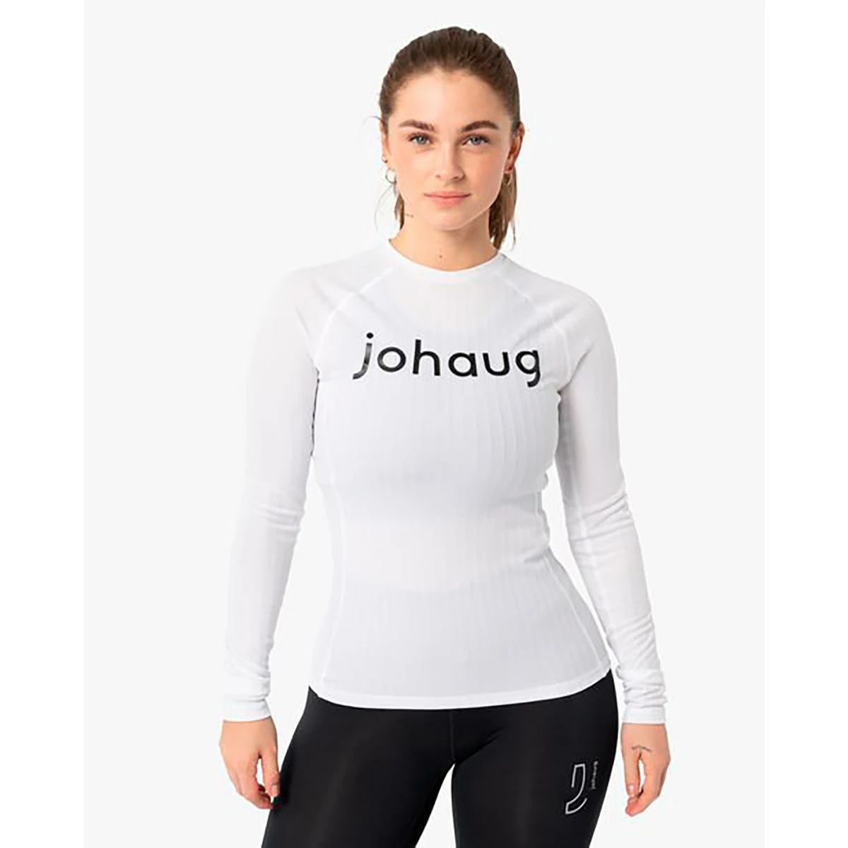 Johaug Rib Tech Long Sleeve (White) 3 Johaug Rib Tech Long Sleeve (White) - Bilde 3