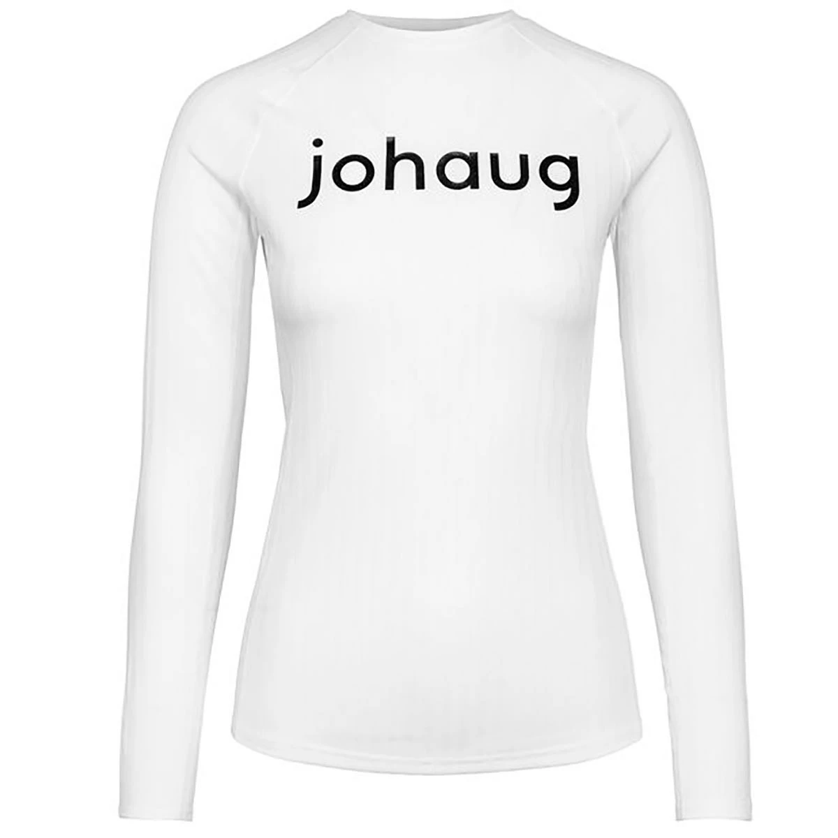 Johaug Rib Tech Long Sleeve (White) 1 Johaug Rib Tech Long Sleeve (White)