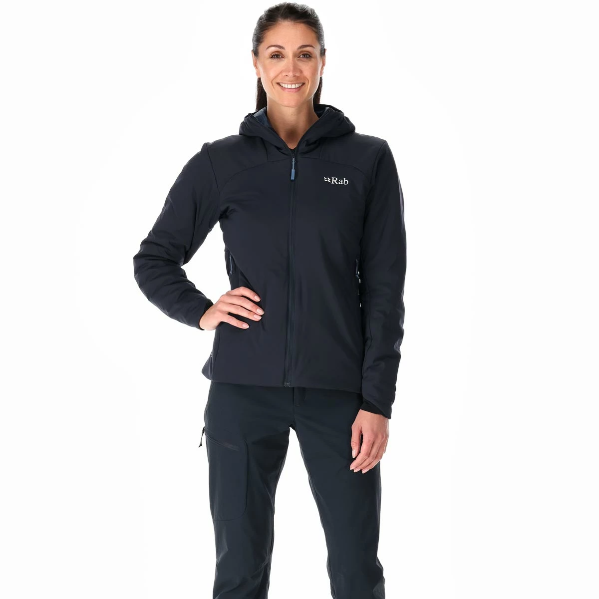 Rab Xenair Alpine Light Jacket Wmns – Ebony 2 Rab Xenair Alpine Light Jacket Wmns – Ebony - Bilde 2