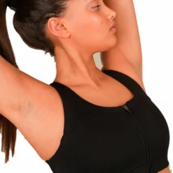 Stay In Place Front Zip Sports Bra