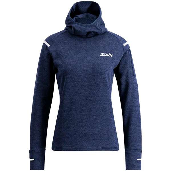 Swix Pace Midlayer Hooded W (Dark Navy) 1 Swix Pace Midlayer Hooded W (Dark Navy)