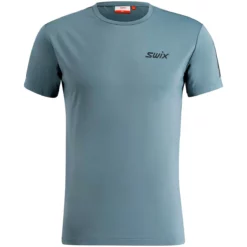 Swix Pace NTS Short Sleeve Baselayer Top M (Dark Fog)