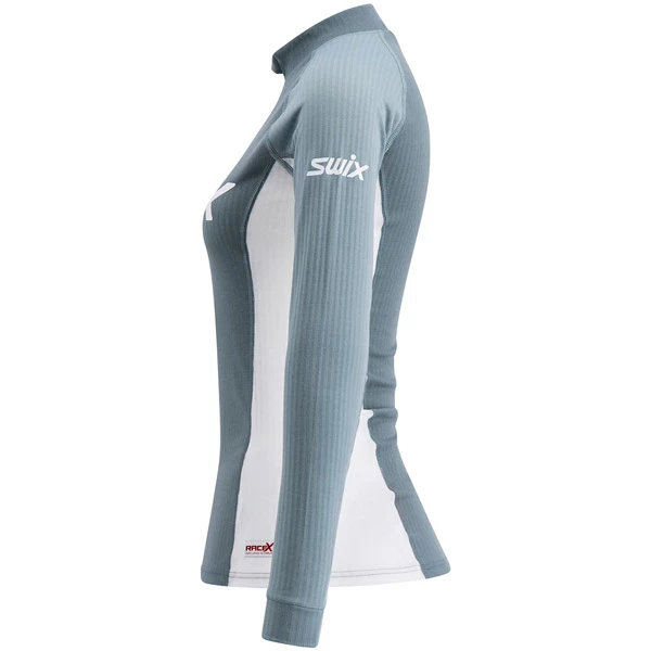 Swix RaceX Bodyw Halfzip W (Dark Fog/Fog) 3 Swix RaceX Bodyw Halfzip W (Dark Fog/Fog) - Bilde 3