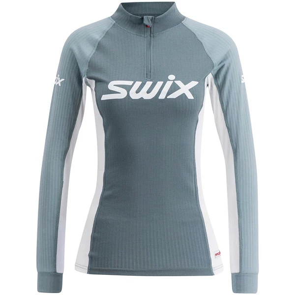 Swix RaceX Bodyw Halfzip W (Dark Fog/Fog) 1 Swix RaceX Bodyw Halfzip W (Dark Fog/Fog)