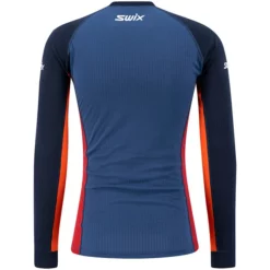 Swix Racex Bodyw Ls M (Dark Navy/Rhubarb) -vinter klær Salg Swix Racex Bodyw Ls M Dark Navy Rhubarb 1