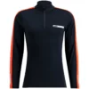 Swix Roadline NTS Half Zip Baselayer Top M (Black/Fiery Red)
